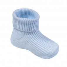 S901-B-BP: Blue Turnover Socks (0-3m)